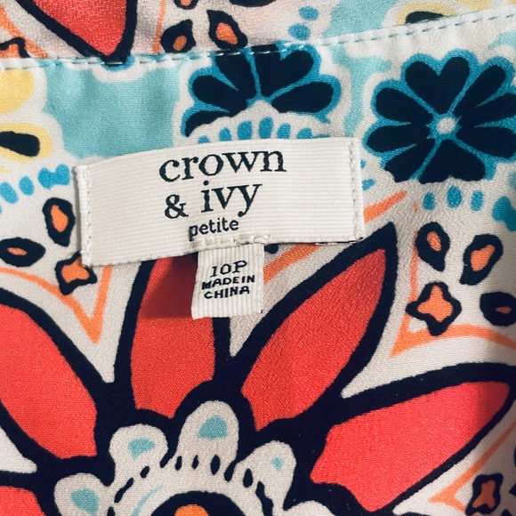 Crown & Ivy Women’s light weight Summer Midi Dress with pockets size M-8/10 - Picture 4 of 9